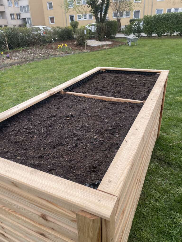 Hochbeet Aufbau