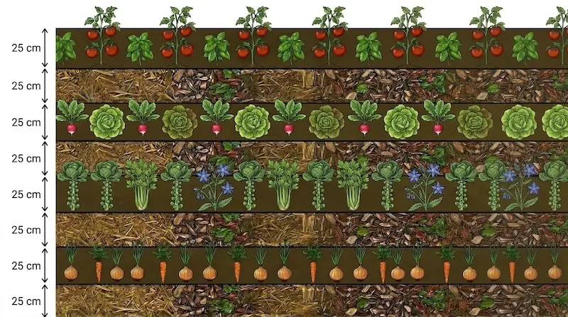 Mischkultur mit Rosenkohl Anbauplan